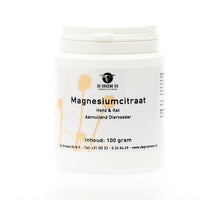 De Groene Os Magnesiumcitraat - 100 gram