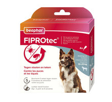 Beaphar FIPROtec Spot-On hond 10 t/m 20 kg - 4 pip