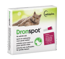 Dronspot Grote Kat 96 mg / 24 mg - 5 t/m 8 kg  - 2 Pipetten