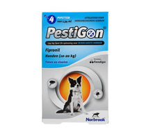 Pestigon 134 mg Hond 10 t/m 20 kg - 4 pipetten