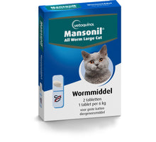 Mansonil All Worm Large Cat - 2 Tabletten