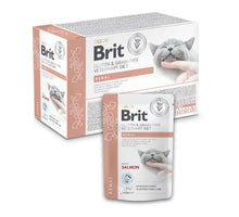 Brit Grain Free Veterinary Diet Renal Fillets in Gravy Pouch - 12 x 85 gram