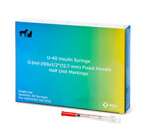 Caninsulin Insulinespuit - U-40- 0.5 ml - 30 stuks