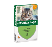 Advantage 40 Kat Kleiner dan 4 kg - 4 pipetten