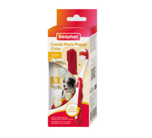 Beaphar Combipack Puppy Tandpasta & 2 Borstels