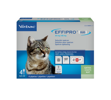 Effipro DUO Spot-On Kleine Kat (1 t/m 6 kg) - 4 pipetten